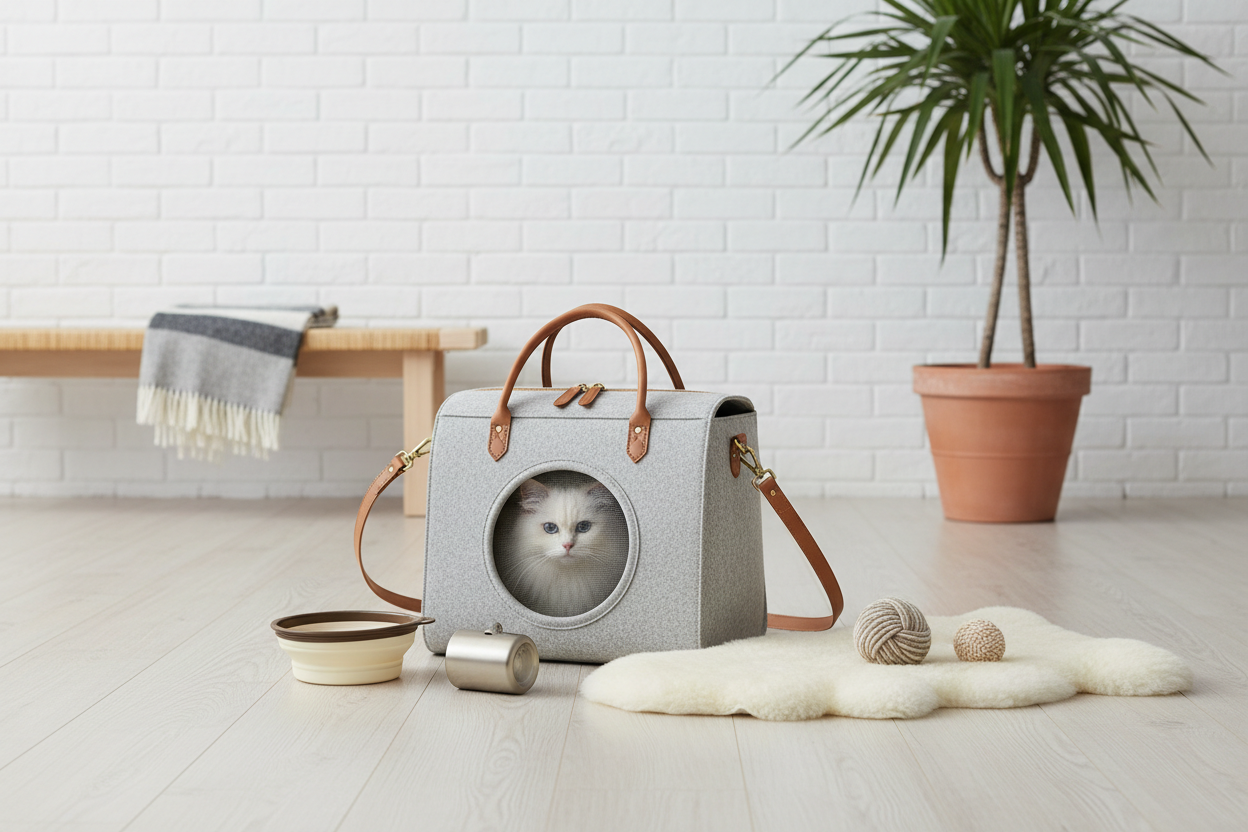 Accesorios y bolsas de transporte para gatos