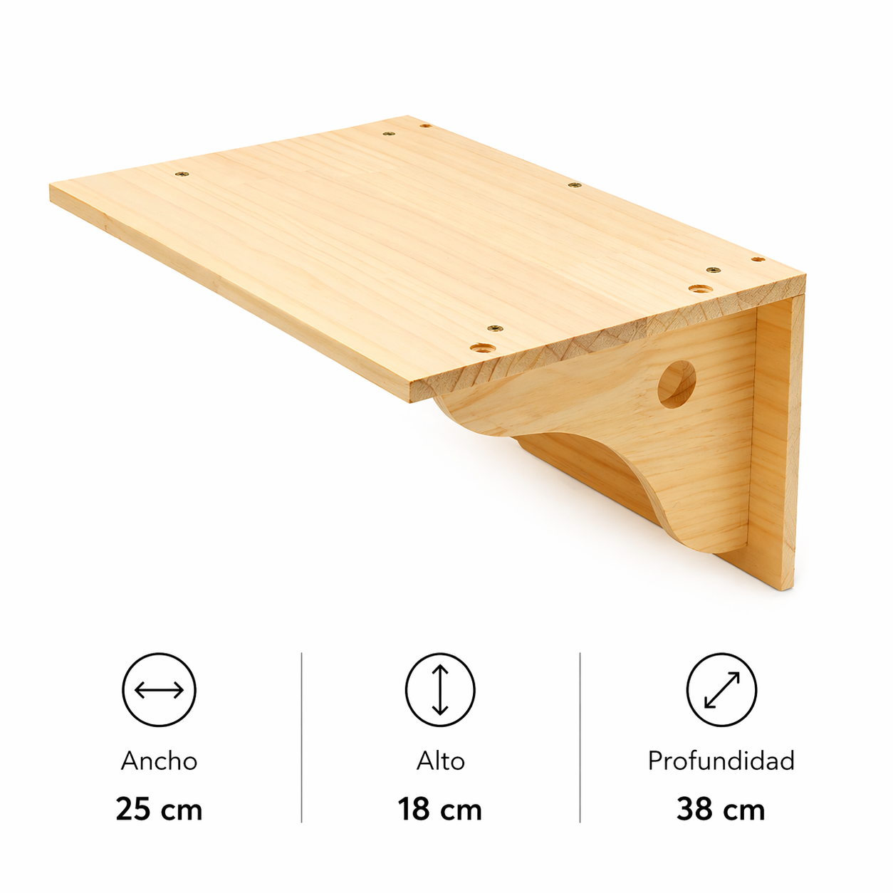 Salto Grande Mural para Gatos de Madera Natural CatLoft