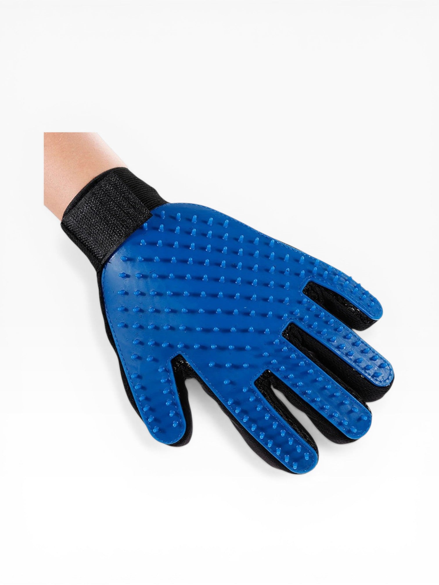 Guante de cepillado y masaje para gatos fácil de usar