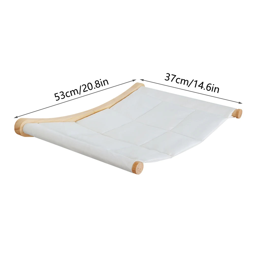 Circuito mural nórdico para gatos. Módulos de madera maciza