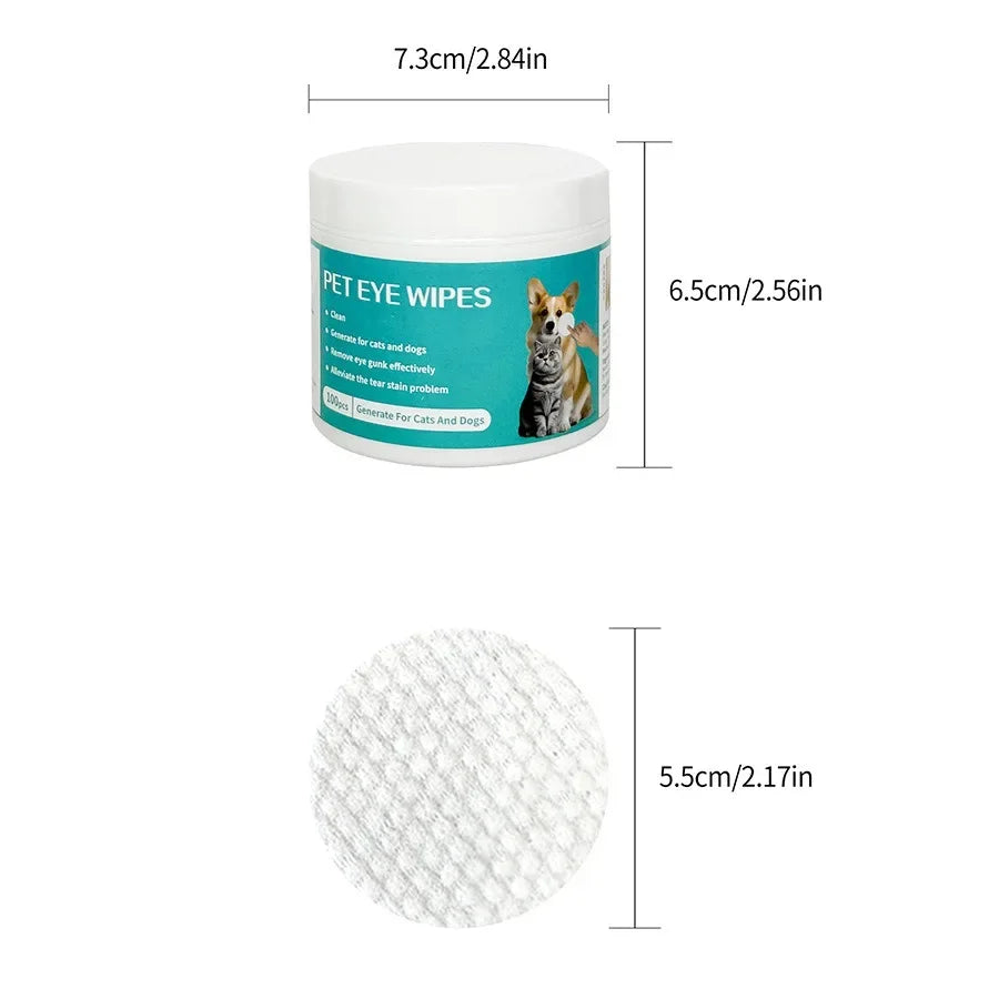 Toallitas oculares para gatos. Elimina manchas de lágrimas sin esfuerzo